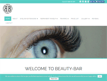 Tablet Screenshot of beauty-bar.co.uk